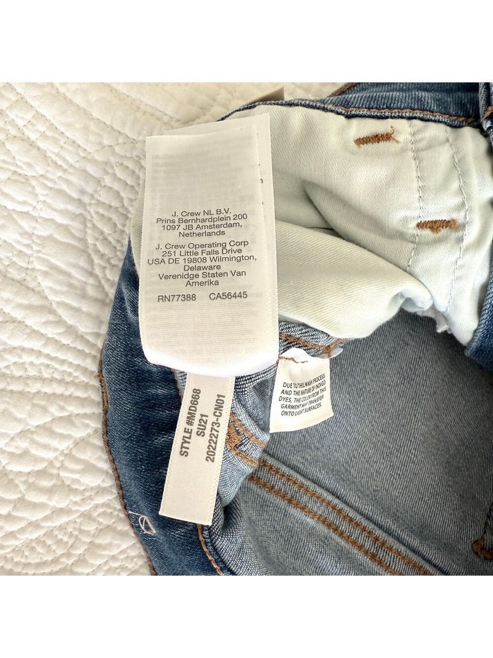 Madewell 11" Roadtripper High Rise Skinny Jeans Womens Size 28 Blue Light Wash - Picture 11 of 14